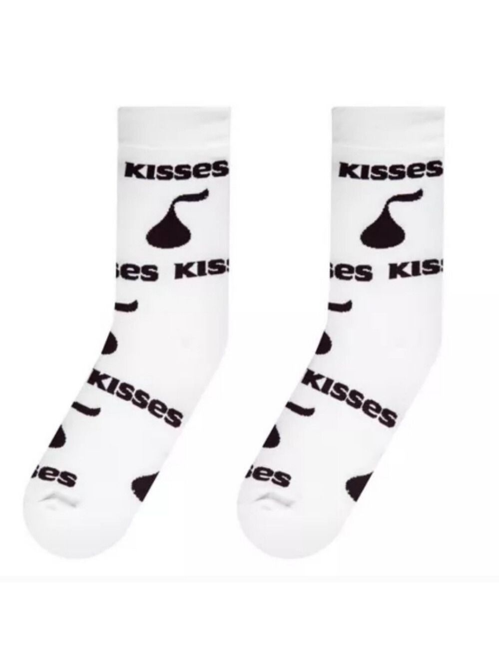 4/$25 Hersheys Kisses Candy Novelty Crew Socks New Unisex - Picture 3 of 10